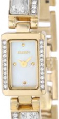 Elgin Women's EG616 Austrian Crystal Accented Bracelet Watch