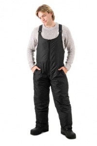 Mossi Black Large Men's Snow Bib