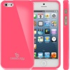 Caseology Slim Fit Flexible TPU Case Compatible with iPhone 5 (Hot Pink)