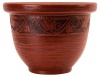 Listo 9-Inch Glaze Resin Pottery, Phoenix Red