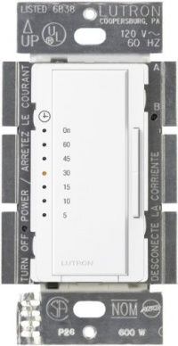 Lutron MA-T51-WH Maestro Countdown Timer, White