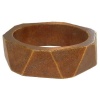 Wooden Bangle, in Brown