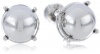 Kenneth Cole New York Urban Smoke Silver Bead Stud Earrings