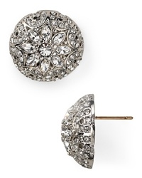 Specially set crystals round out these dressed up Carolee studs that offer the perfect amount of sparkle.