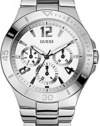 GUESS U11645L1 Active Shine Watch, Silver