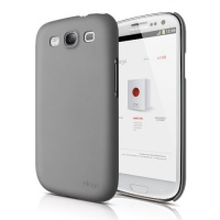 elago G5 Slim Fit Case for Galaxy S3 (Fits Verizon, AT&T, T-Mobile, Sprint and other Carriers) - Soft Feeling Dark Gray - ECO PACK