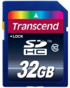 Transcend 32 GB Class 10 SDHC Flash Memory Card (TS32GSDHC10E)