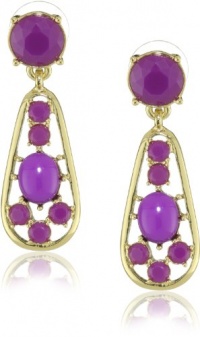 Kate Spade New York Paisley Park Purple Drop Earrings