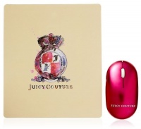 Juicy Couture Exclusive Logo Mouse & Watercolor Crest Mouse Pad for Computer, Laptop & Notebook