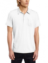 Kenneth Cole Men's Woven Trim Polo