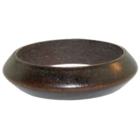 3/4 High Wooden Bangle, in Brown