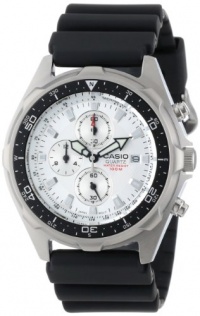 Casio Men's AMW330-7AV Stainless Steel and Resin Dive Watch