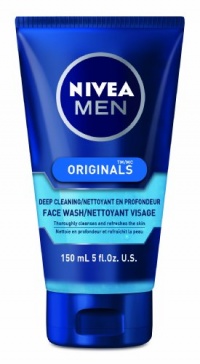 Nivea for Men Face Wash Cleans and Moisturizing with Menthol and Vitamin E, 5-Ounce Tubes (Pack of 4)