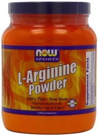 Now Foods L-Arginine Powder, 2.2-Pound Tub