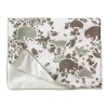 DwellStudio Stroller Blanket, Woodland Tumble Mocha