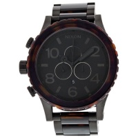 Nixon 51-30 Chrono - Men's ( Matte Black/Dark Tortoise )