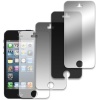 EMPIRE 4 Pack of Screen Protectors for Apple iPhone 5 (Mirror, Matte, Regular, Privacy)