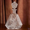 DUBLIN TRIANGULAR CRYSTAL DECANTER - decanter