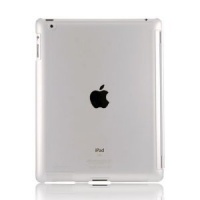 Fosmon Smart Cover Companion Hard Back Case Cover for the New Apple iPad 3 & 4 (3rd Gen and 4th Generations) - Clear