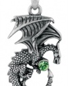 New Green Ladon Dragon Pendant Collectible Accessory Necklace Serpent