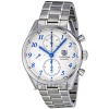 TAG Heuer Men's CAS2111.BA0730 Carrera Silver Dial Chronograph Steel Watch