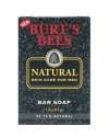 Burt's Bees Natural Skin Care for Men Bar Soap, 4 Ounces (Pack of 3)