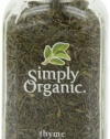 Simply Organic Thyme Leaf Whole Certified Organic, 0.78-Ounce Container