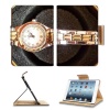 Fossil Premium Watches Rare Watch Golden Apple Ipad Mini Flip Case Stand Smart Magnetic Cover Open Ports Customized Made to Order Support Ready Premium Deluxe Pu Leather 13 1/16 Inch (333mm) X 8 Inch (205mm) X 11/16 Inch (17mm) Woocoo Ipad Mini Profession