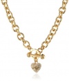 Juicy Couture Jewelry Replenishment Pave Icon Necklace, 18