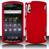 Red Hard Plastic Rubberized Case Cover for Sony Ericsson Xperia Play