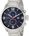 Tommy Hilfiger Men's 1790903  Casual Sport Stainless Steel Blue Dial Multi-Eye Watch