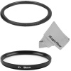 58MM Lens Conversion Adapter Ring for CANON POWERSHOT SX40 HS SX20, SX30, SX40 IS Cameras + Ultraviolet UV Filter + MagicFiber Microfiber Lens Cleaning Cloth