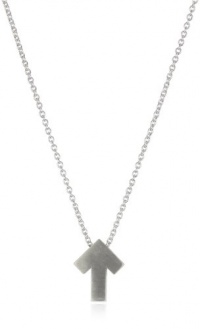 Dogeared St and up to Cancer Sterling Silver Arrow Charm Necklace, 16