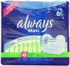 Always Maxi Unscented Pads with Wings, Long/Super, 45 Count