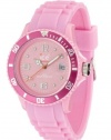 Ice-Watch Unisex SI.PK.U.S.09 Sili Collection Pink Plastic and Silicone Watch