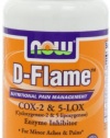 Now Foods D-flame COX-2 & 5-LOX, Veg-Capsules, 90-Count