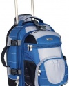 High Sierra A.T. Ultimate Access Carry-On Wheeled Backpack with Removable Day Pack Blue