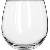 Libbey 16-1/2-Ounce Stemless Red Wine, Box of 12