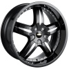 Baccarat Sync 1140 Black Wheel with Chrome Facet (18x7.5/8x114.3mm)