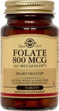 Solgar - Folate (Metafolin)800 Mcg, 100 tablets