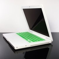 TopCase GREEN Keyboard Silicone Skin Cover for Macbook 13 13.3 (1st Generation/A1181) with TopCase Mouse Pad