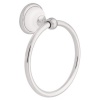 Franklin Brass 126882 Bellini, Bath Hardware Accessory, Towel Ring, Polished Chrome And White