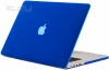 Kuzy - BLUE Rubberized Hard Case Cover for Apple MacBook Pro 15.4 with Retina Display Model: A1398 (NEWEST VERSION) 15-Inch - BLUE