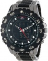 U.S. Polo Assn. Sport Men's US8170 Black and Gunmetal Ana-Digi Bracelet Watch