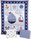 Bedtime Originals Sail Away 3 Piece Bedding Set, Blue