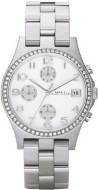 Marc Jacobs Henry Glitz Silver Dial Women's Watch - MBM3072