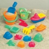 Small World Toys Swe 15-Pieces Sand Toy Set Asst