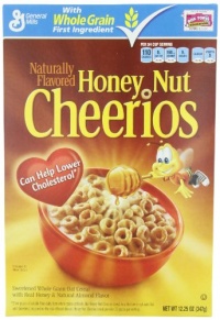 Honey Nut Cheerios Cereal, 12.25 Ounce (Pack of 4)