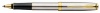 Parker Sonnet Medium Point Rollerball Pen with Golden Trim, Stainless Steel (1743625)