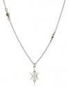 Jane Hollinger Nouveau Geo Sterling Silver Six Point Star Necklace